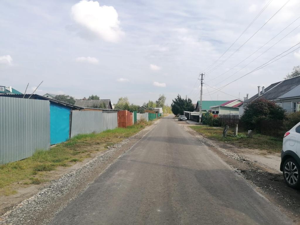 В Спас-Клепиках отремонтировали дорожное полотно на улице Паустовского