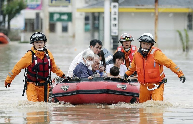 Апокалипсис наяву: Япония после наводнения #KURASHIKI, #Okayama, #hiroshima, ynews, наводнение, стихия, япония