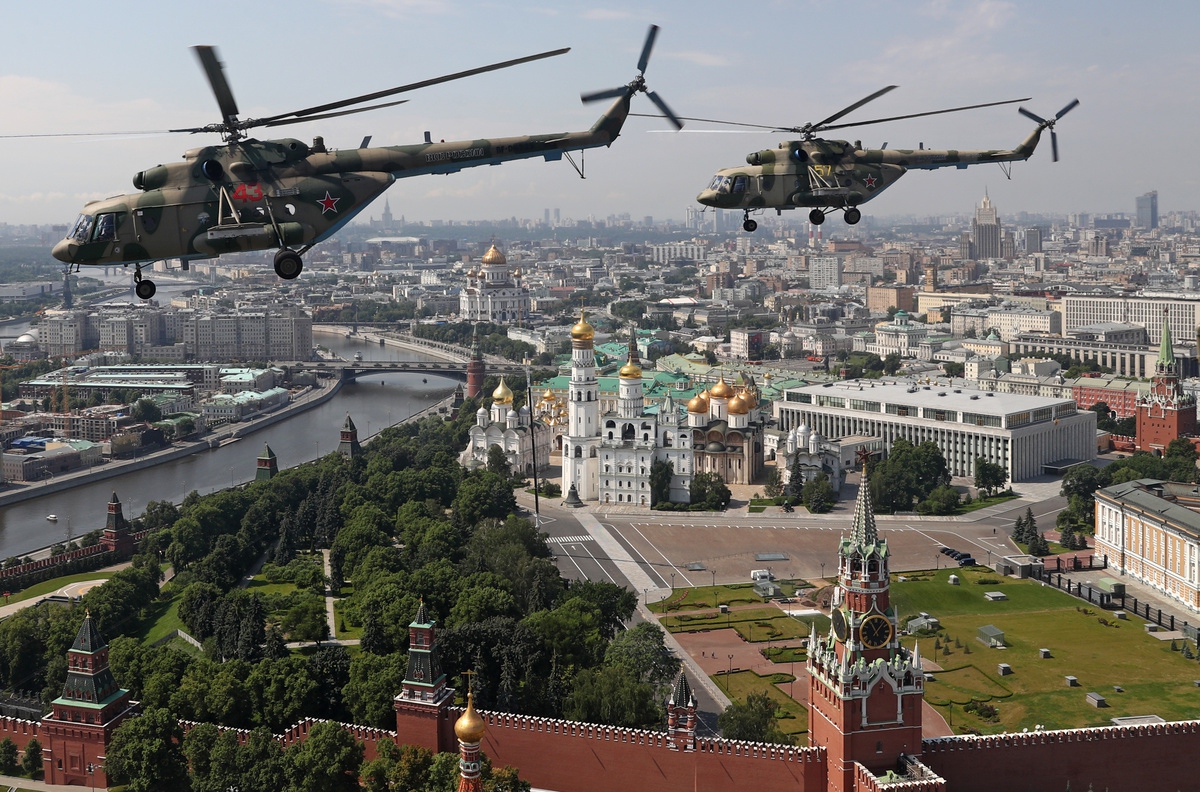 Генеральная репетиция парада, посвященного 75-летию Победы, в Москве.