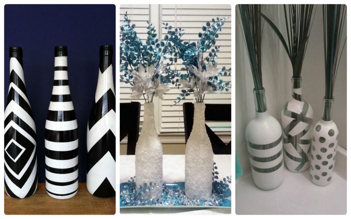 Креативные и оригинальные предметы из стеклянных бутылок поделки