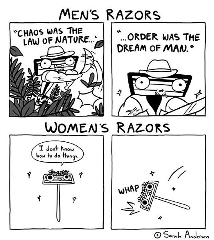 Funny Shaving Comic