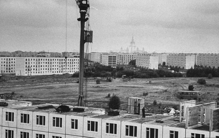 Новые жилые кварталы Москвы, 1963 год, Стэн Вейман (Stan Wayman)