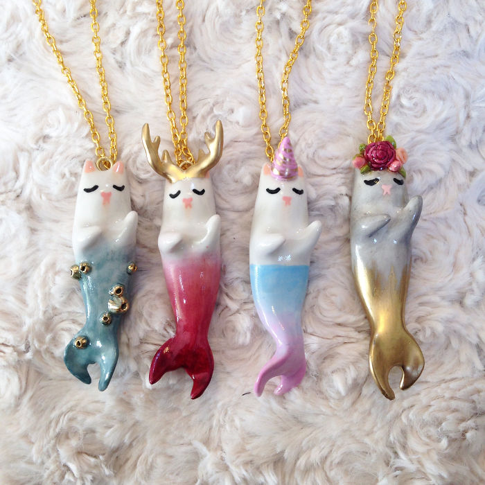 Purrmaid Necklaces