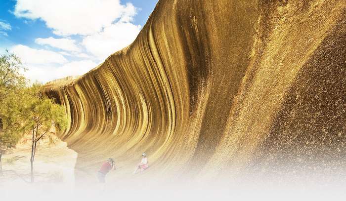 Уникальная каменная волна на австралийском побережье волна, Австралии, здесь, совсем, основание, оказался, ветров, эрозии, воздействием, который, пласта, базальтового, плоского, через, подтачивали, почву, Вертикальные, просачивались, осадки, сотен