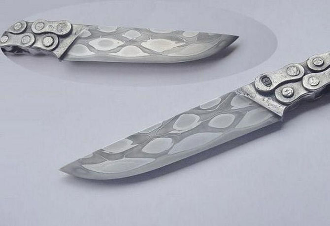 Творческие ножи, сделанные из неожиданных вещей