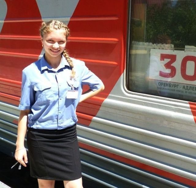 Сотрудницы железной дороги девушки, ж/д, фото.