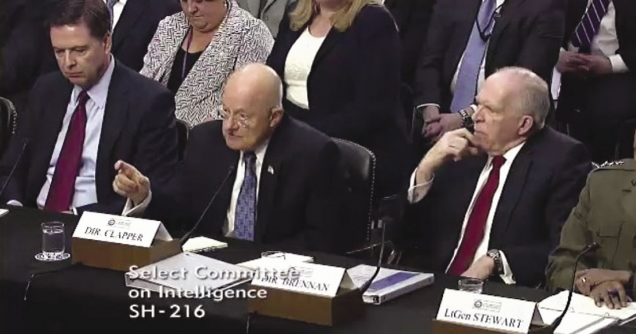 Image result for picture of brennan, comey and clapper in prison uniforms