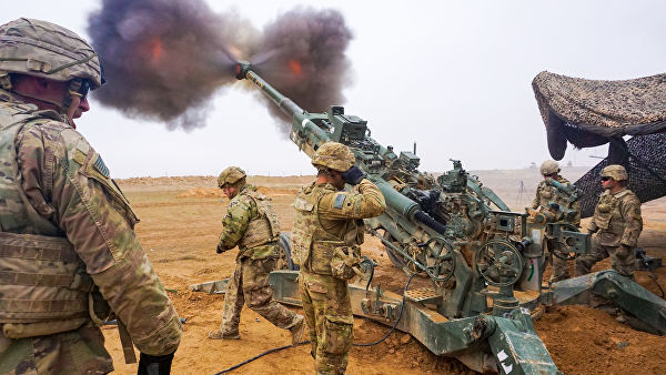 Военнослужащие армии США во время операции Непоколебимая решимость на ближнем Востоке