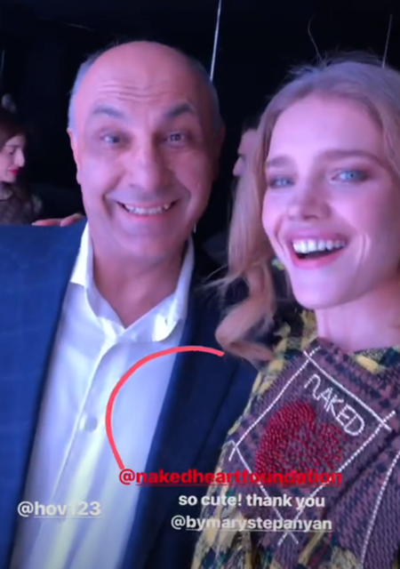 Наталья Водянова повеселилась на вечеринке в Ереване в элегантном платье местного бренда звездный стиль