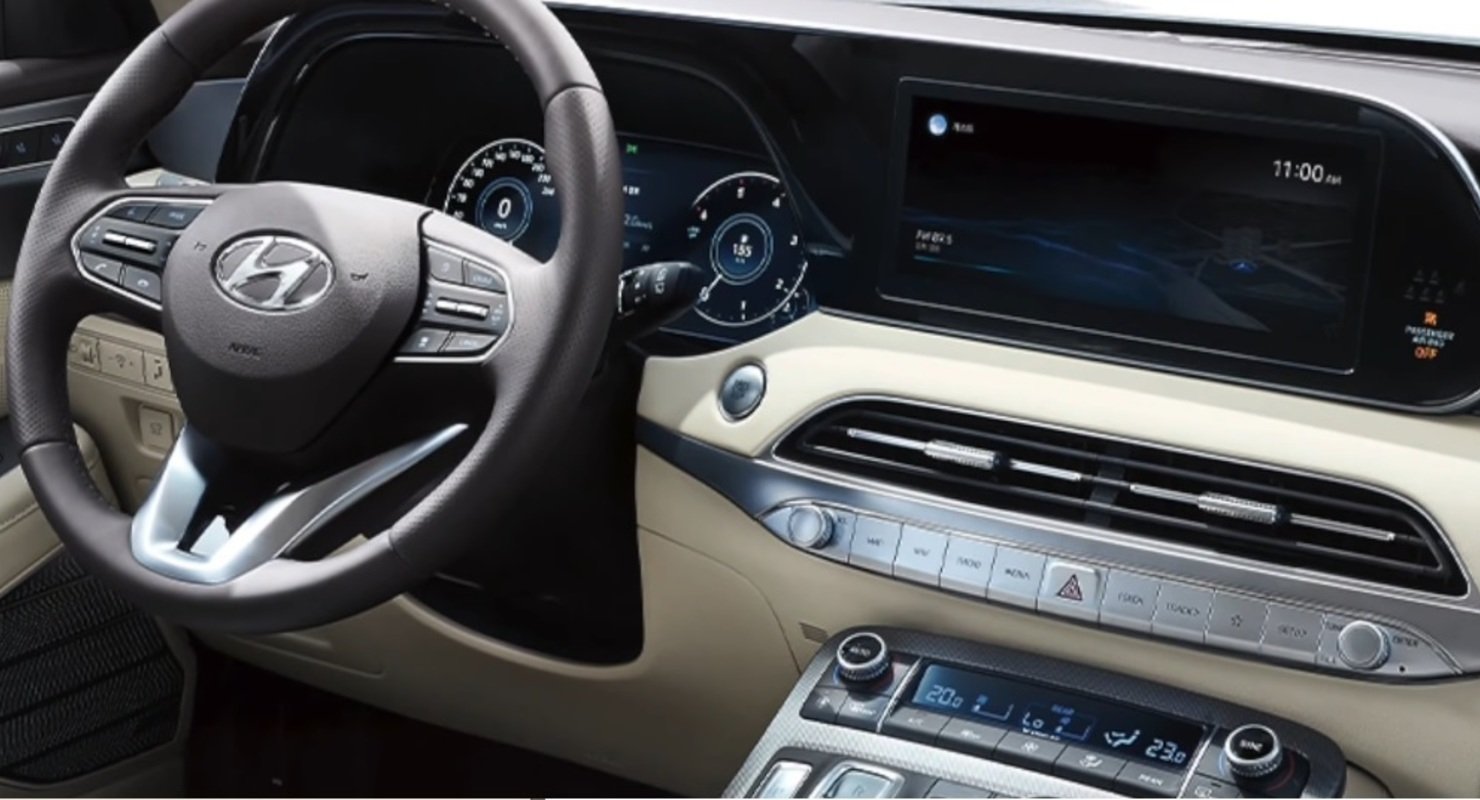 Появились первые фото салона обновленного Hyundai Palisade