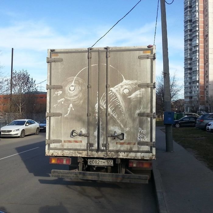 Авто Грязнулям посвящается! Авто Грязнулям посвящается! art, street art, авто, своими руками, сделай сам, стрит-арт