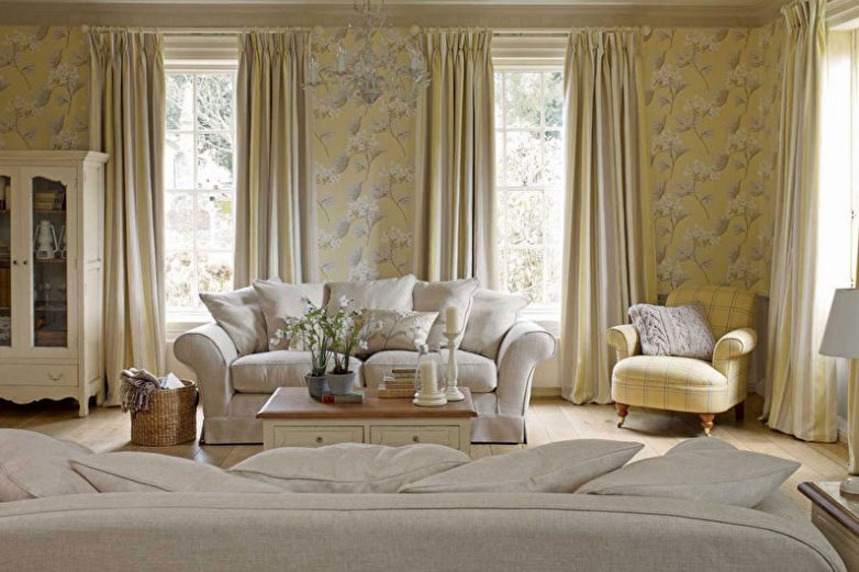 Шторы в стиле прованс Шторы в стиле прованс интерьер и дизайн