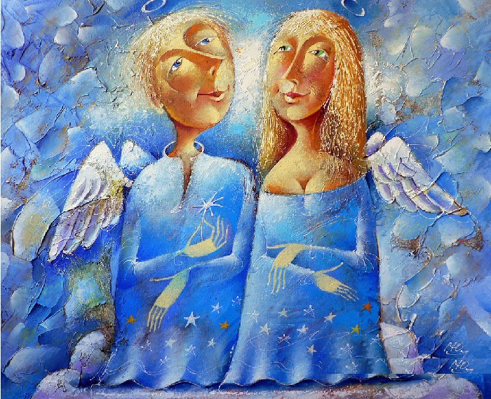 «Два ангела». Художник: Юрий Мацик.