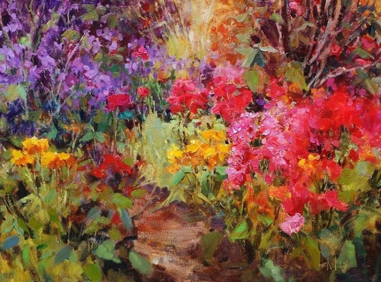 Американский художник-импрессионист Eric Wallis Американский художник-импрессионист Eric Wallis живопись