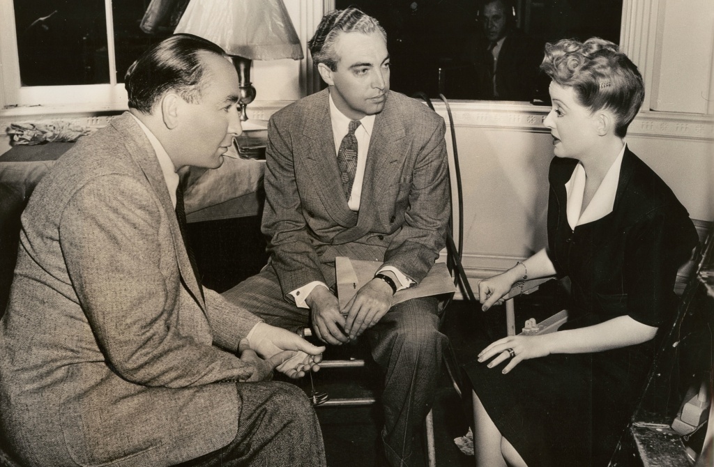 irector Irving Rapper and Bette Davis on the set of Now, Voyager, 1942. Photo by Bert Longworth.jpeg