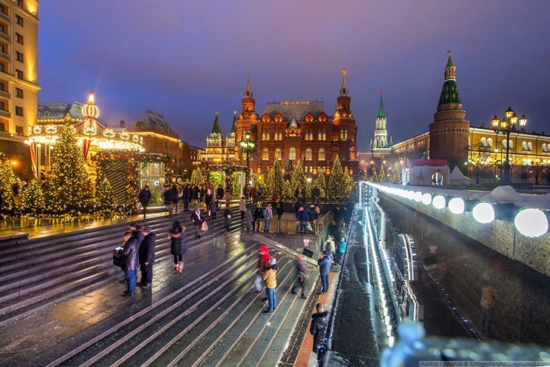 Прогулка по центру новогодней Москвы Прогулка по центру новогодней Москвы красиво, красота, москва, новый год, праздник, рождество, столица, фотография