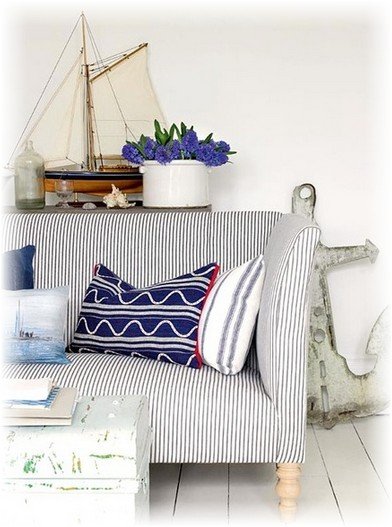 На палубе! Морской интерьер этим летом интерьер и дизайн,морской интерьер