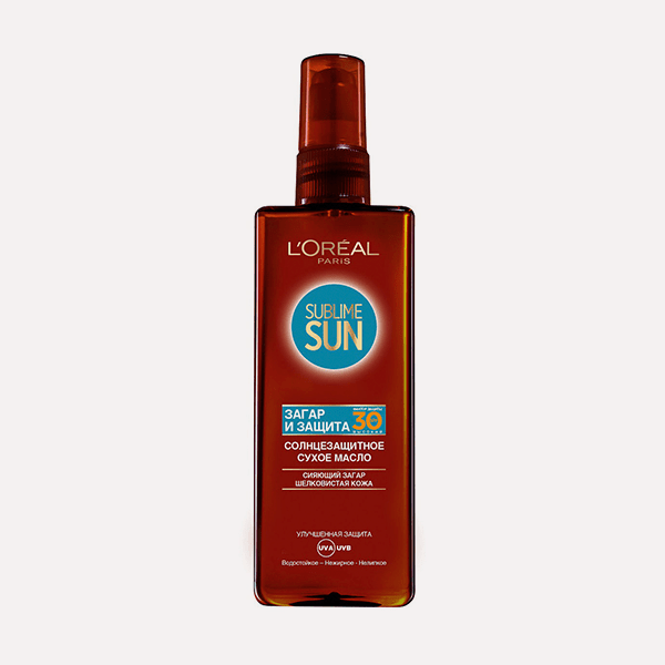 Солнцезащитное масло для тела Sublime Sun SPF 30, L'Oreal Paris