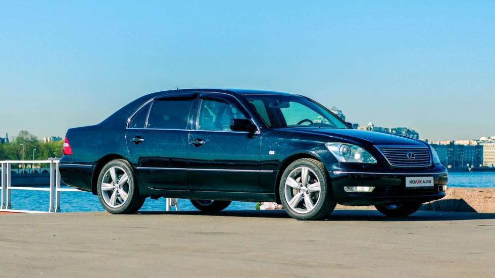 Lexus LS430 черный три четверти (2)