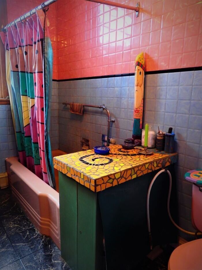 30 ванных комнат со странным и креативным дизайном ванная, комната, ванной, квартире, здесь, ванную, просто, ремонтом, нашем, купили, картина, Ванная, которую, квартиру, купила, бабушки, понравится, ванна, переехали, барахолке