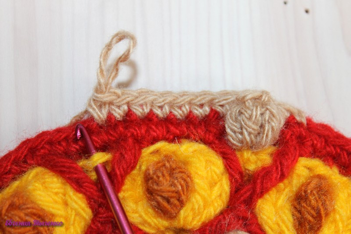 Коврик-сидушка: мастер-класс. Из остатков пряжи Коврик-сидушка: мастер-класс. Из остатков пряжи вязание