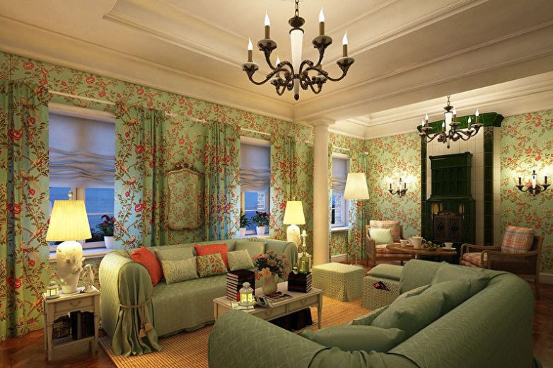 Шторы в стиле прованс Шторы в стиле прованс интерьер и дизайн