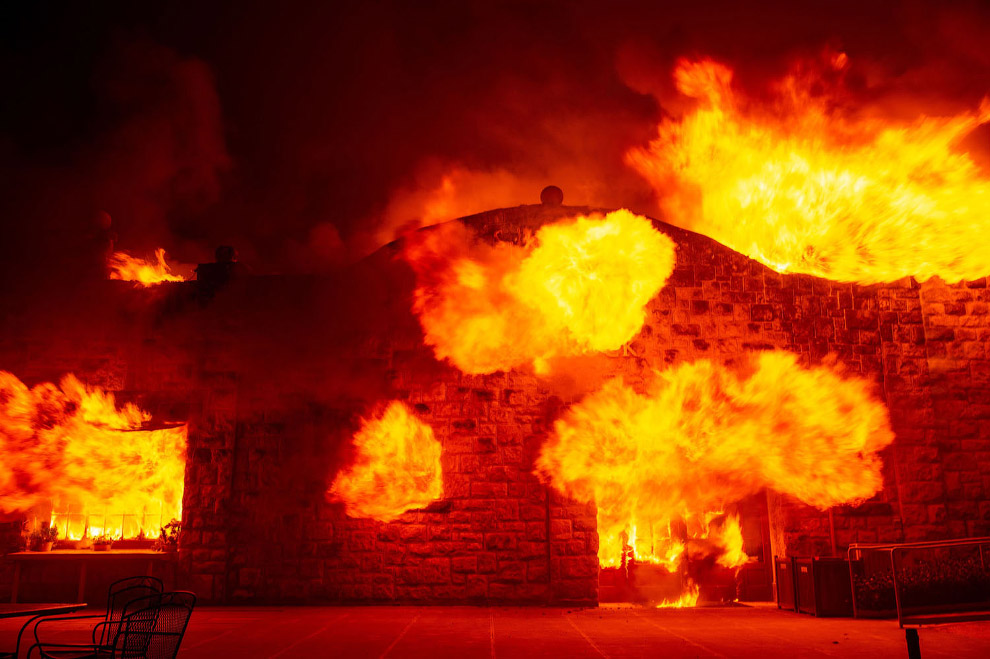 Пожары в Калифорнии 2019 катастрофы,мир,пожары,происшествия