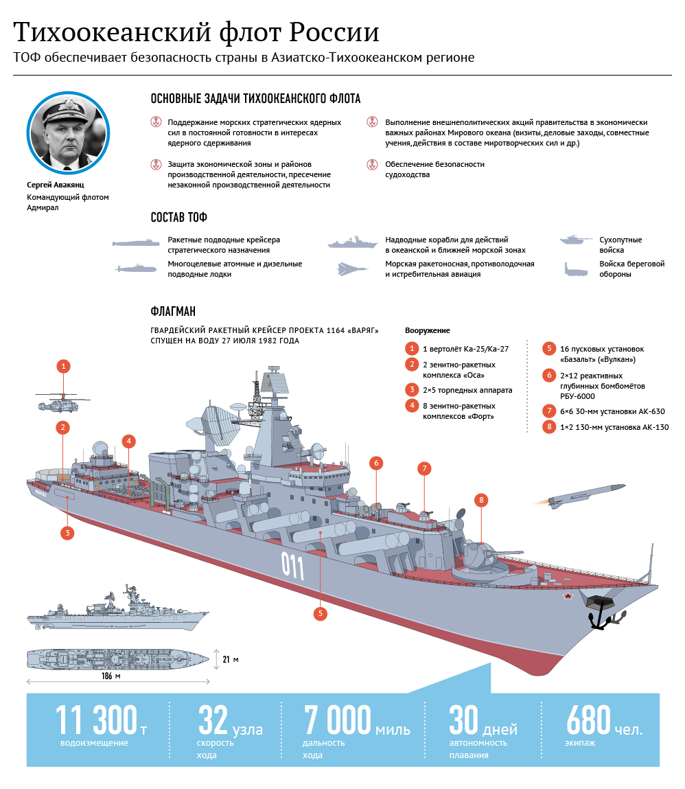 Состав военного флота рф