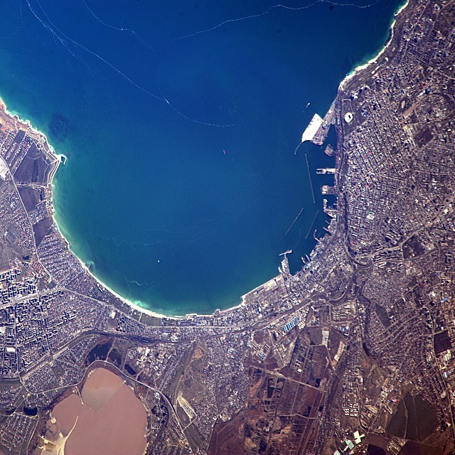 "Ах, Одесса , жемчужина у моря" - сразу вспоминается песня Леонида Утесова, когда смотришь на город с высоты МКС Instagram, земля, космонавты