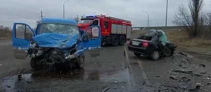Авария на трассе Ростов - Азов 23 января. Есть погибший, пятеро получили ранения