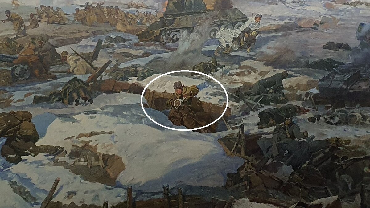 Подвиг Гули Королевой. Панорама "Сталинградская битва". Волгоград