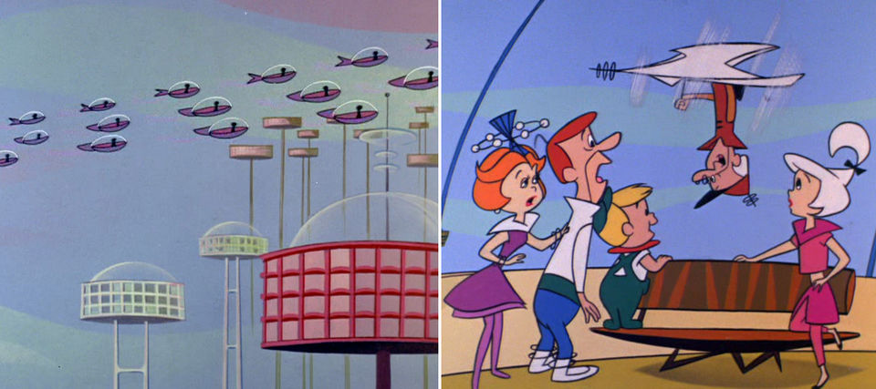 The jetsons s02e41. Джетсоны город. Джетсоны интерьер.