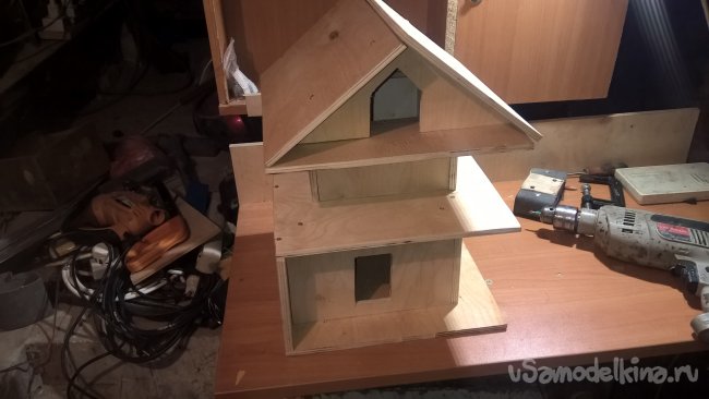 Двухэтажный скворечник в стиле люкс Двухэтажный скворечник в стиле люкс кормушка своими руками