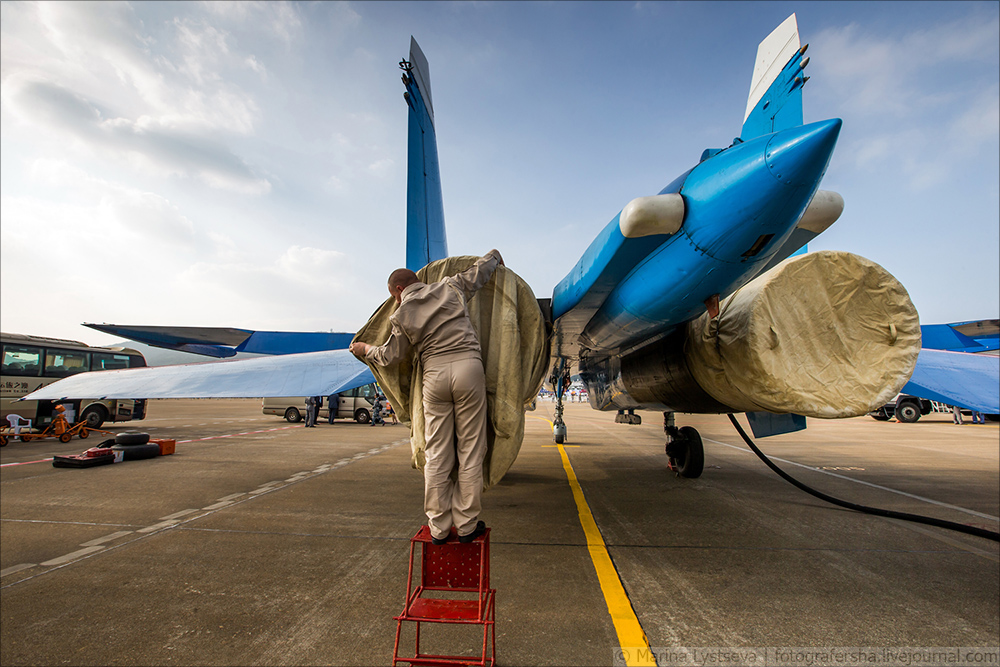 Русские витязи и Стрижи на China Airshow 2016