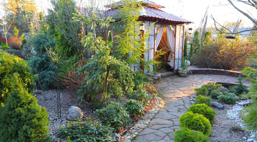 Как сделать в саду уголок в китайском стиле ландшафтный дизайн,садоводство