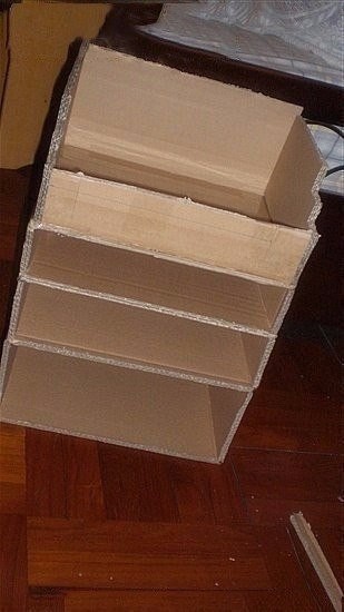 Тумбочка из картона для хранения мелочей картона, Тумбочка, хранения, мелочей, конечно, вынесет, влаги, больших, нагрузокНо, делать, плотного, прослужит, долгоК, очень, удобная      