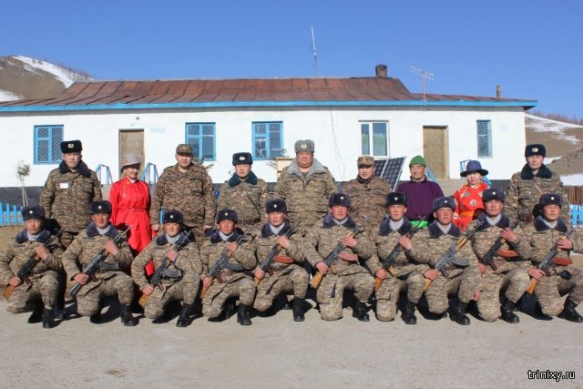 Будни монгольских пограничников на границе с Россией Будни монгольских пограничников на границе с Россией
