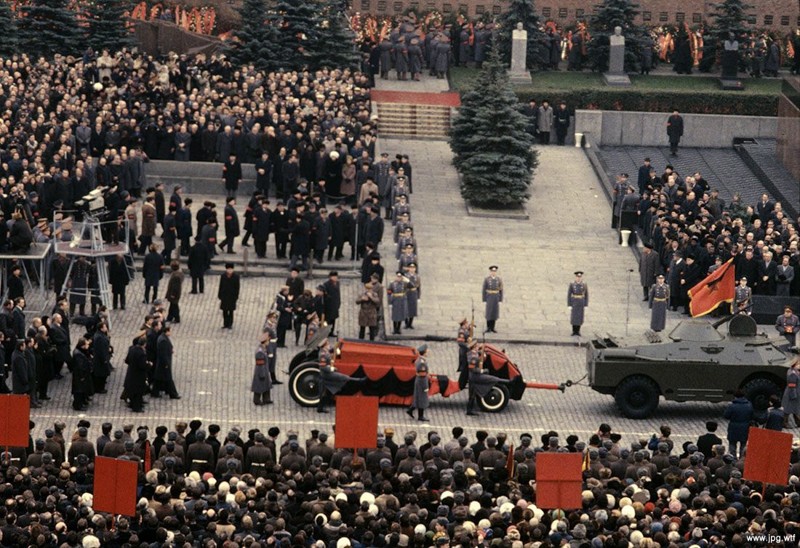 Похороны Леонида Брежнева, 15 ноября 1982 года, Москва история, события, фото