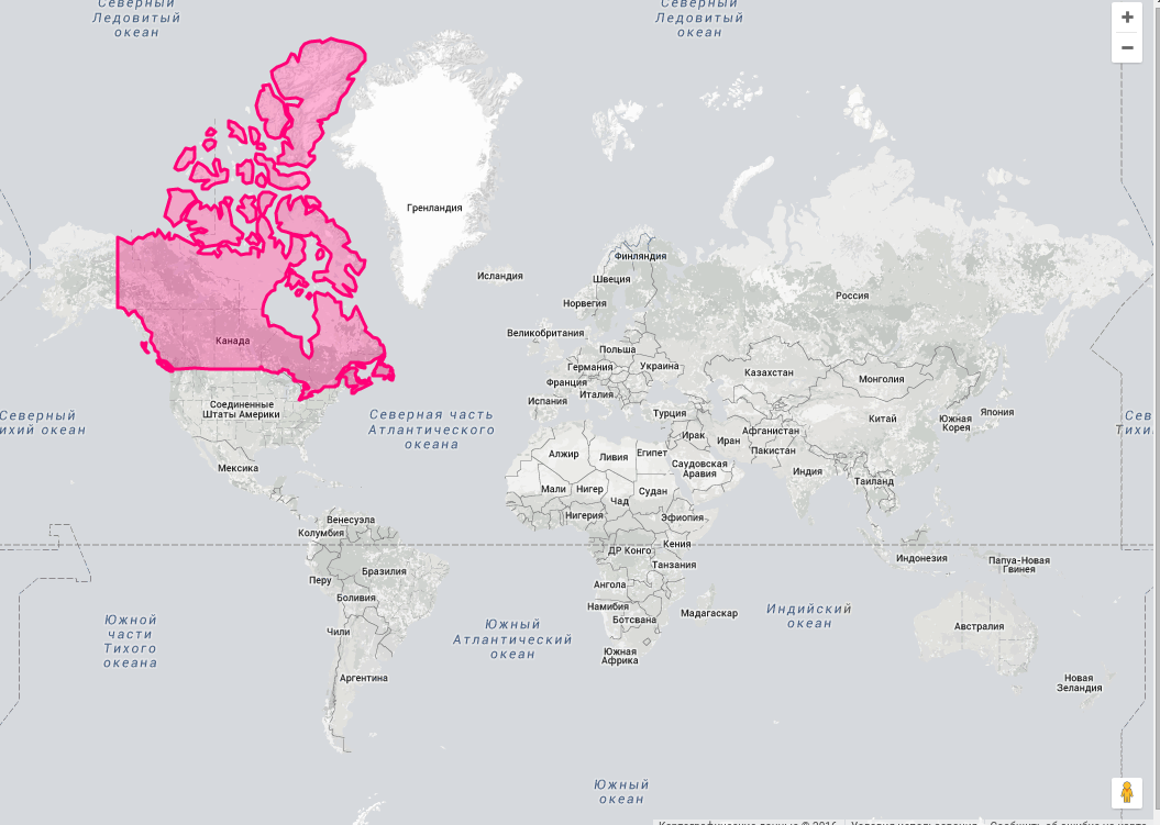 Размер территории канады. Канада на карте России. Реальные Размеры стран на карте.