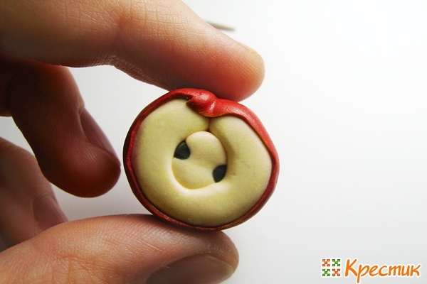 Лепка из полимерной глины: 4 различные фруктовые колбаски «Яблоко» глина,лепка,яблоко