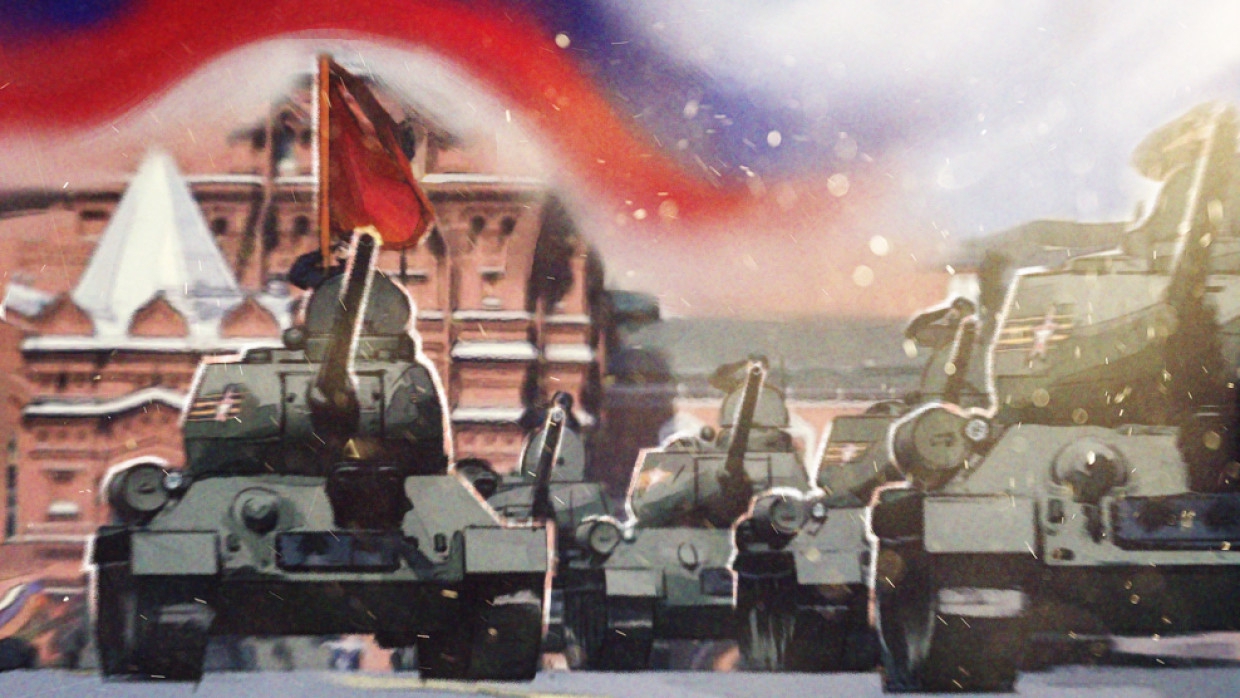 Боевые машины времен ВОВ участвовали в парадах Победы на Дальнем Востоке