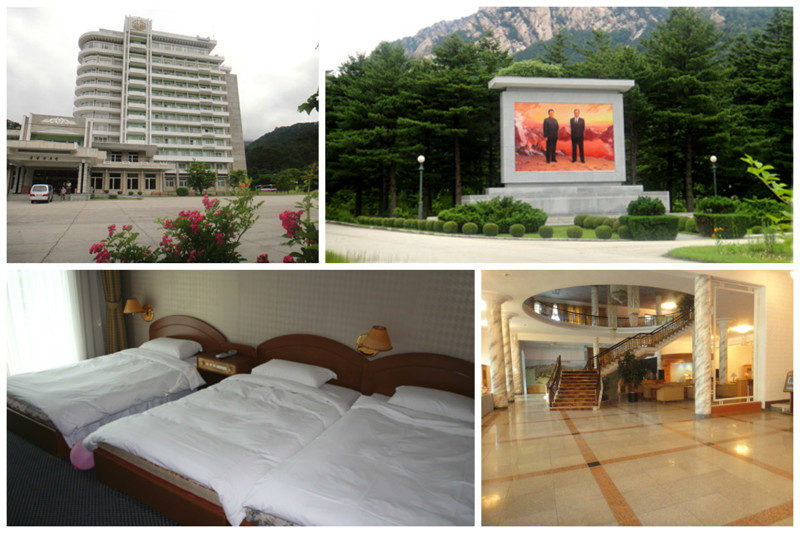 Гостиница "Кымгансан" в Алмазных горах Северной Кореи. В гостинице 12 этажей, это приличные 4*, рассчитанные на прием групп. интересное, курорты, отдых, северная корея, туризм, факты