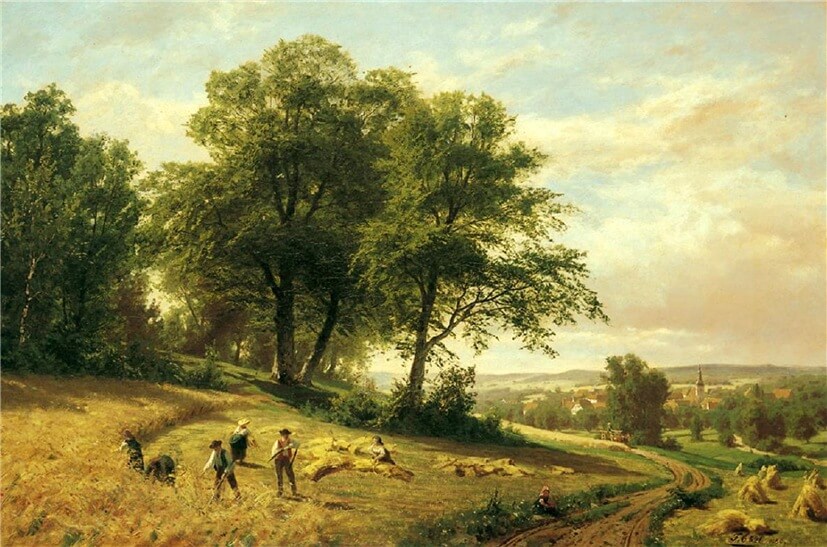 Художник Fritz Ebel (Фриц Эбель)