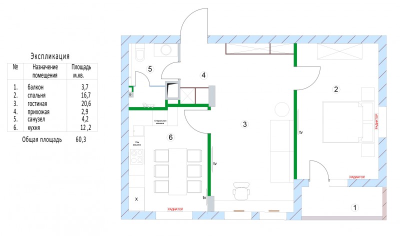 Квартира для холостяка, 60 кв. метров интерьер и дизайн,квартира,мужской интерьер,холостяк