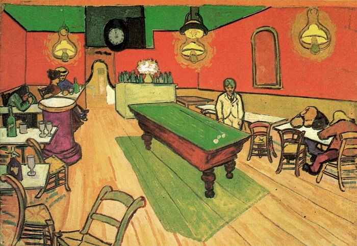 Ночное кафе на площади Ламартин в Арле Сентябрь 1888 года . Холст, масло. Нью-Хейвен (штат Коннектикут, США), Художественная галерея Йельского Университета