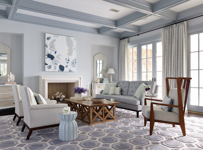 Морской Гостиная by Andrew Howard Interior Design