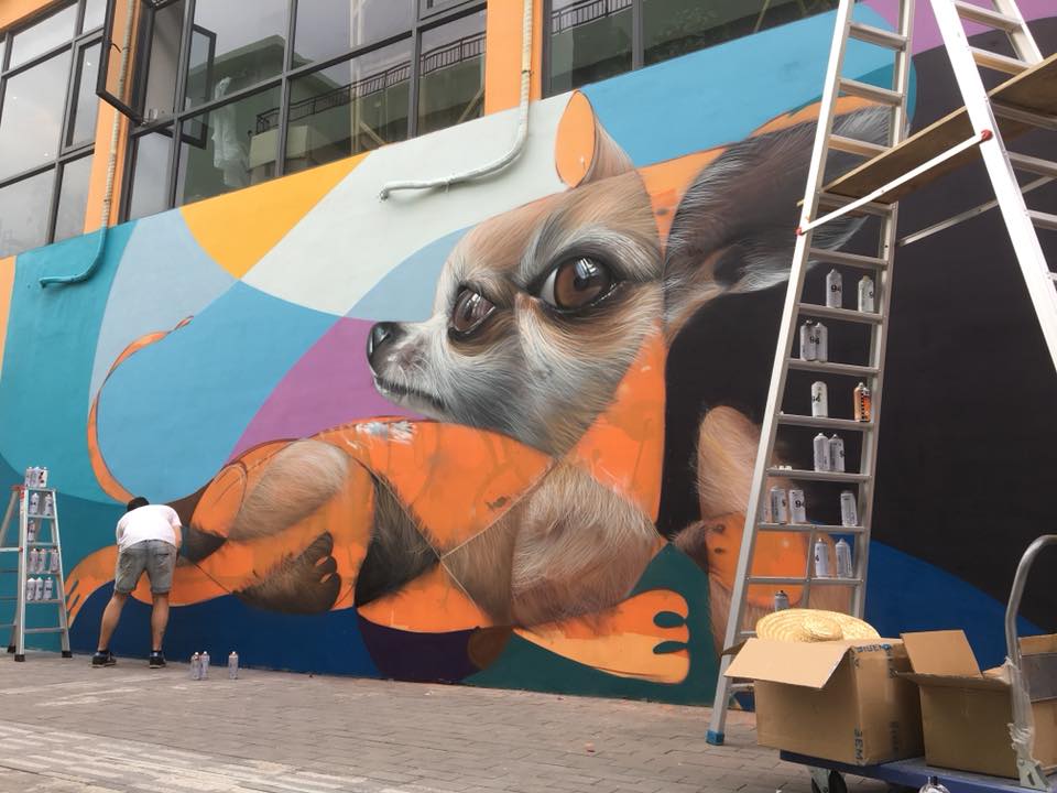 Уличный художник Белин Уличный художник Белин