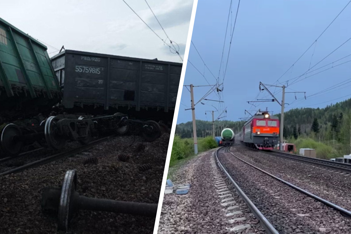 Под Красноярском движение поездов после аварии на путях восстановили