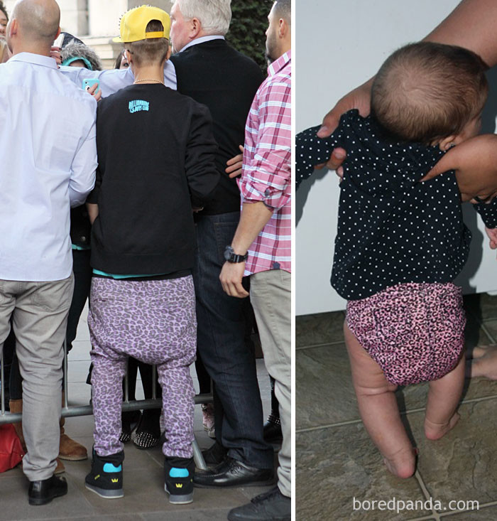 Джастин Бибер или младенец? мода, нелестные сравнения, смешно, фото