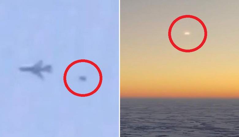 Два НЛО преследовали два самолета